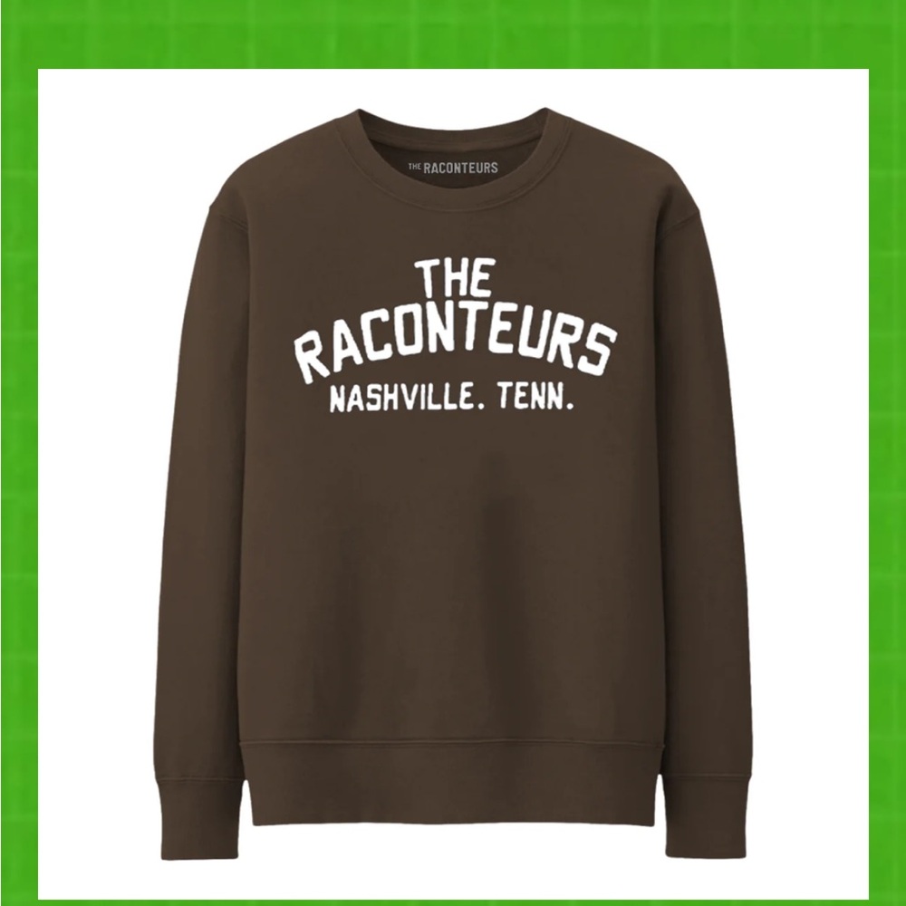 The Raconteurs Brown Crewneck Sweater